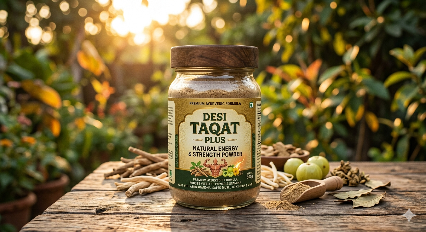 Desi Taqat Plus – Natural Energy & Strength Powder