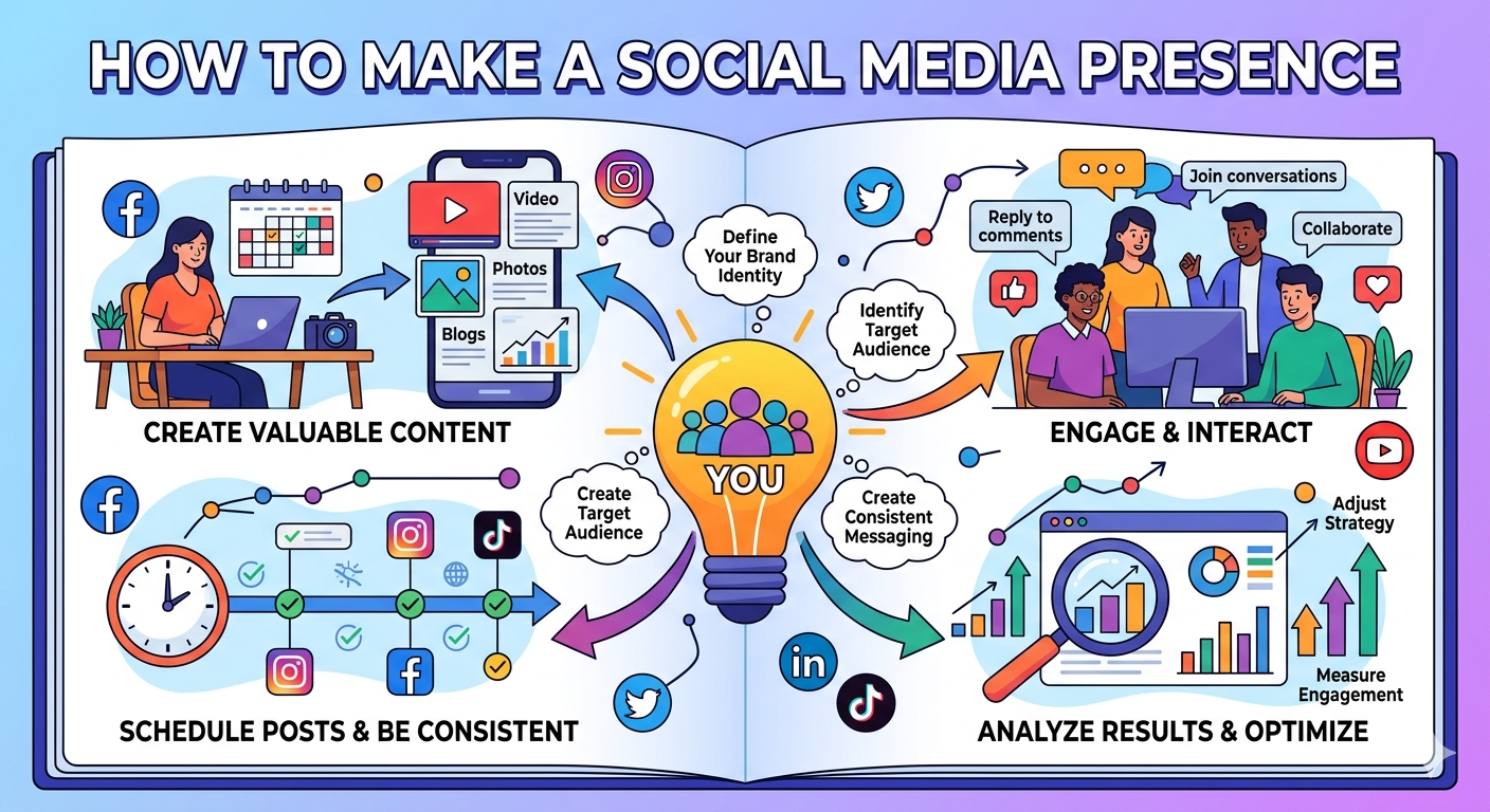 How to make a social media presence