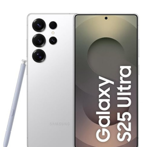 Samsung Galaxy S25 Ultra 5G AI Smartphone (Titanium Whitesilver, 12GB RAM, 256GB Storage), 200MP Camera, S Pen Included, Long Battery Life